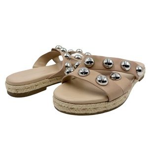 Marc Fisher Prisca Sandal, Beige, Size 8